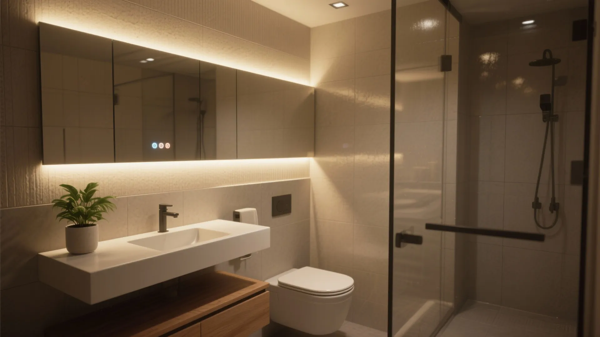 LED Bathroom Wall Lights — 5 Creative Ideas: Small changes, big impact: 5 LED bathroom wall light ideas to brighten compact bathrooms