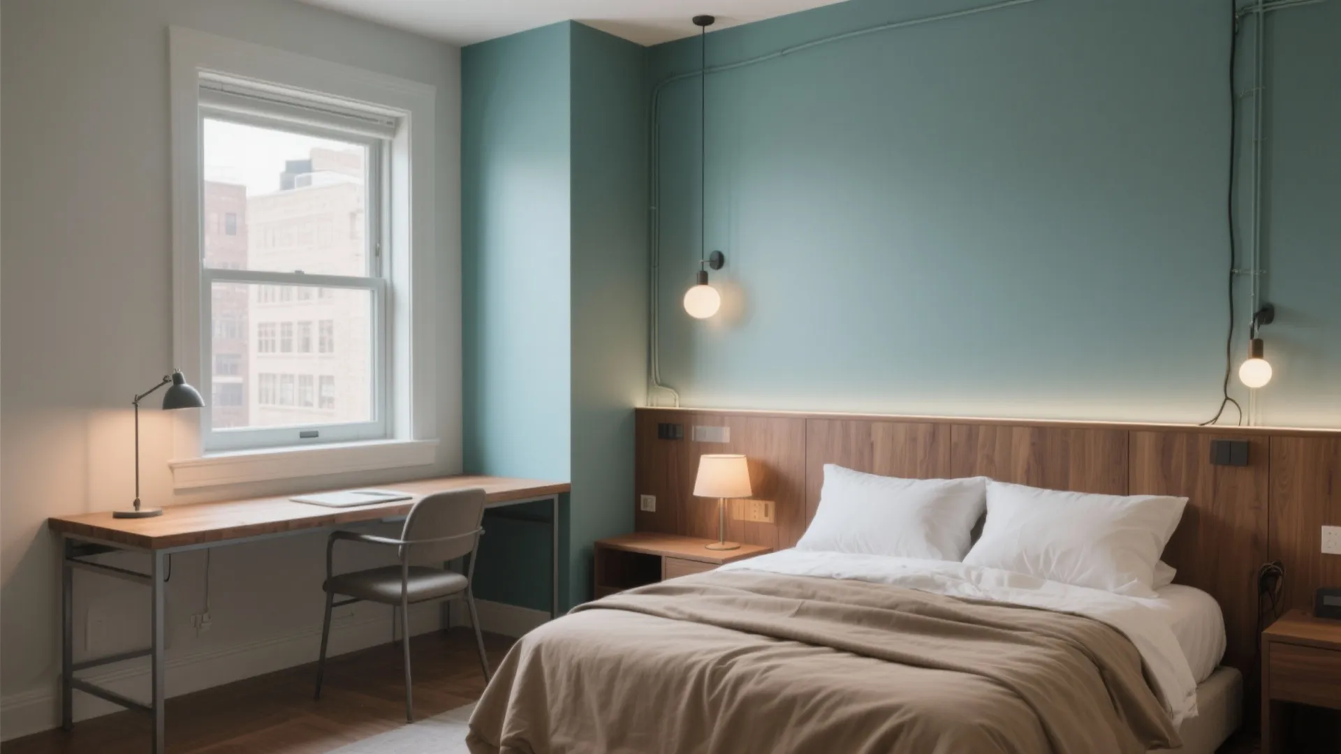 Bed and Study Room Ideas: Smart Solutions for Small Spaces: Fast-Track Guide to Creating a Productive & Cozy Bedroom Workspace