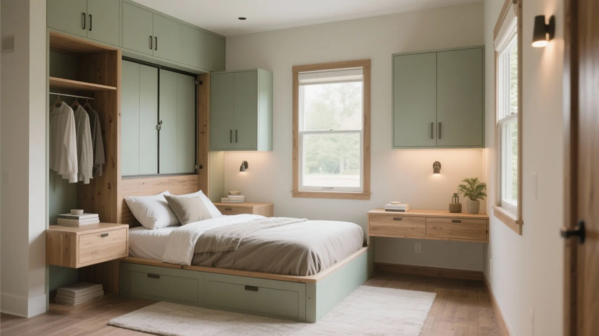 4. Make bedrooms compact but comfortable