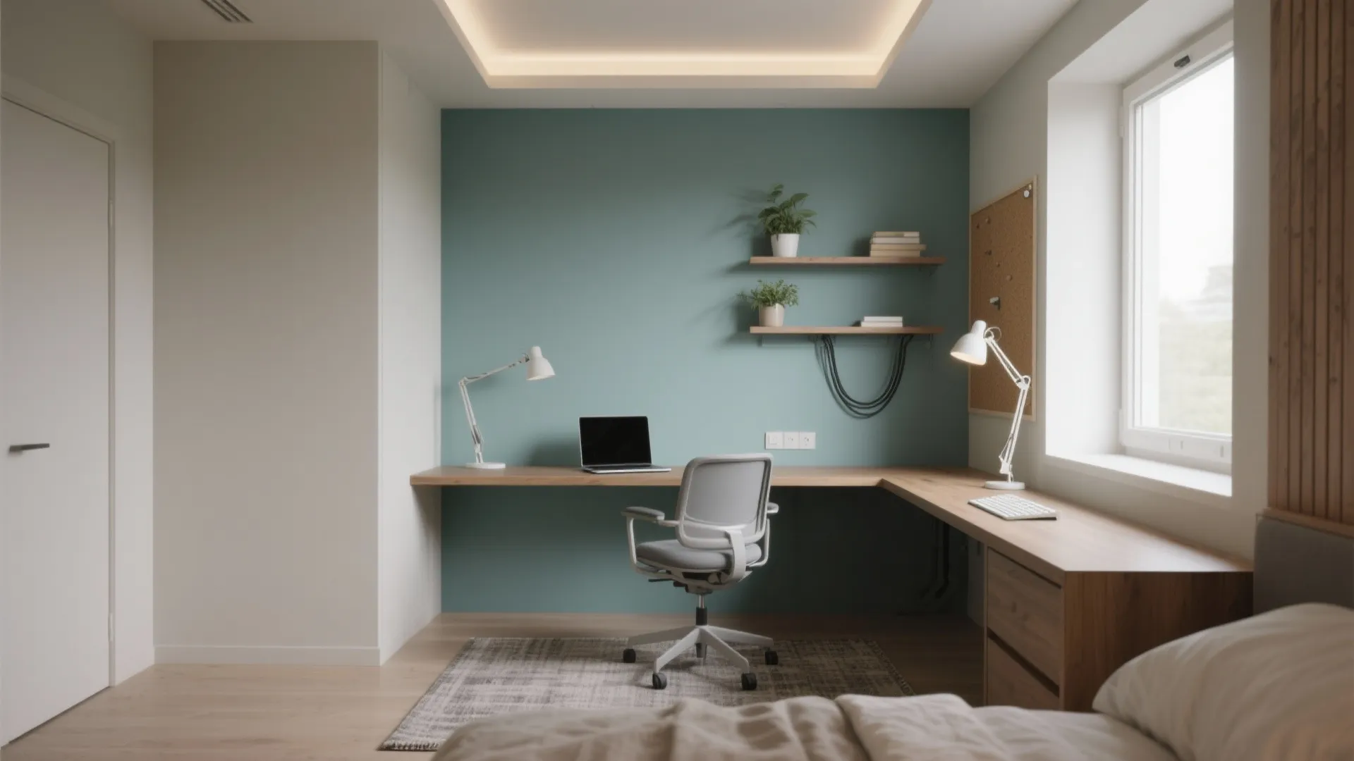 Study Table for Small Bedroom: Smart Design Solutions: 1 Minute to Create a Functional Study Corner in Tiny Spaces