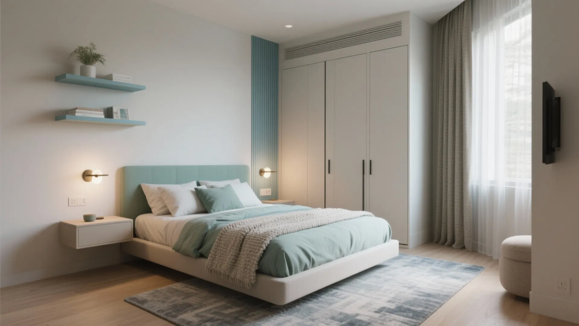 Small Bedroom Big Bed Solutions