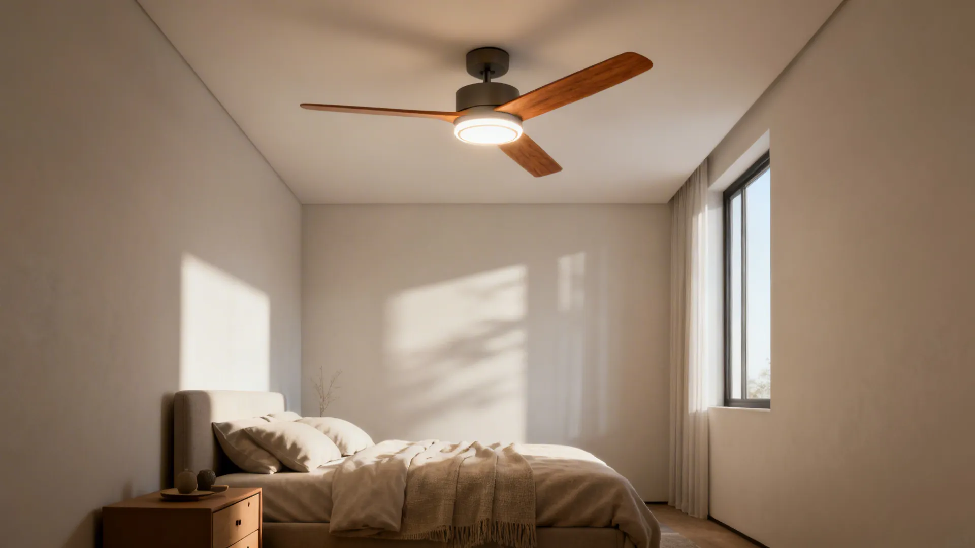 Ceiling Fans for Small Rooms: 5 Compact Ideas