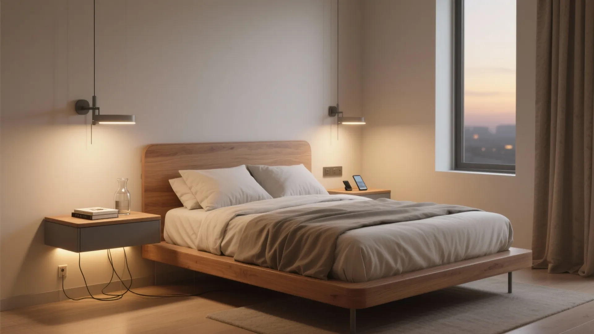 Small Wall Mounted Bedside Table Ideas for Space-Saving Bedrooms: Fast-Track Guide to Maximizing Space with Wall Mounted Bedside Tables