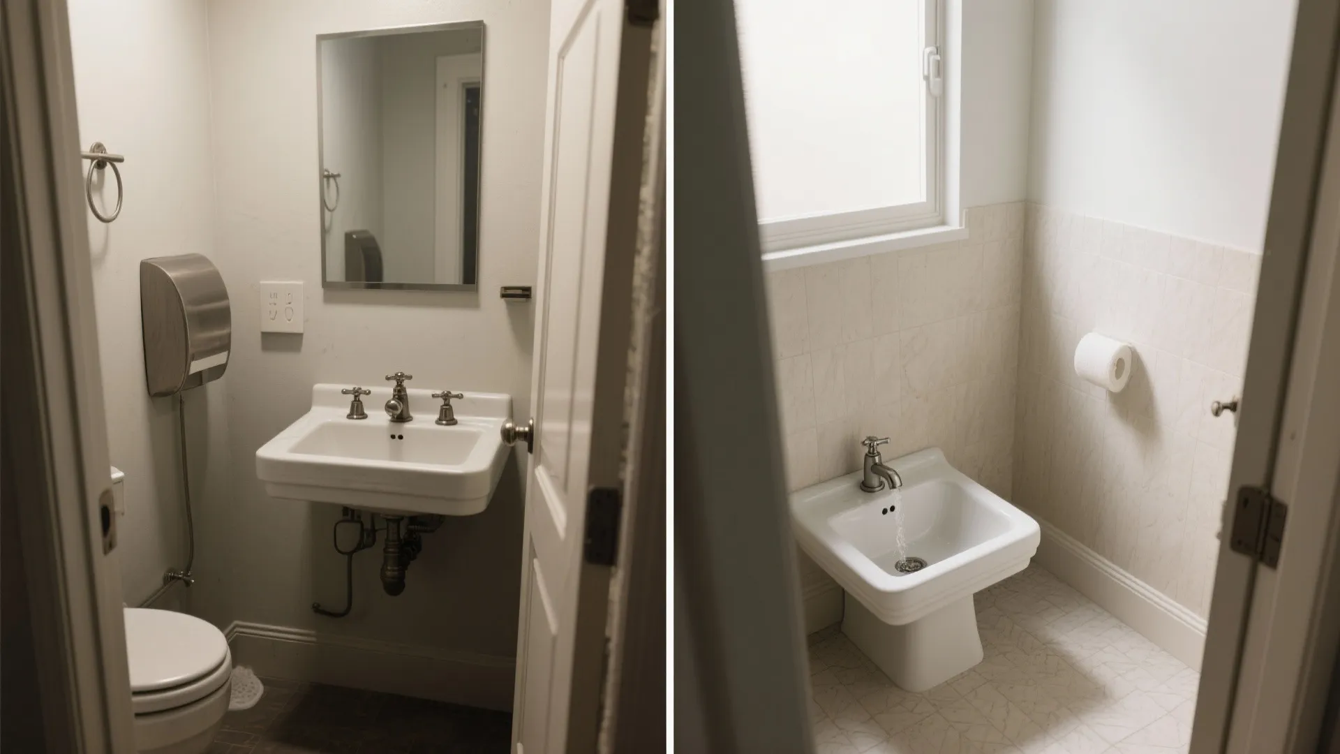 5) Compact spouts and mini basins for micro bathrooms