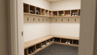 Smart Entryway Shoe Storage with Built-In Bench