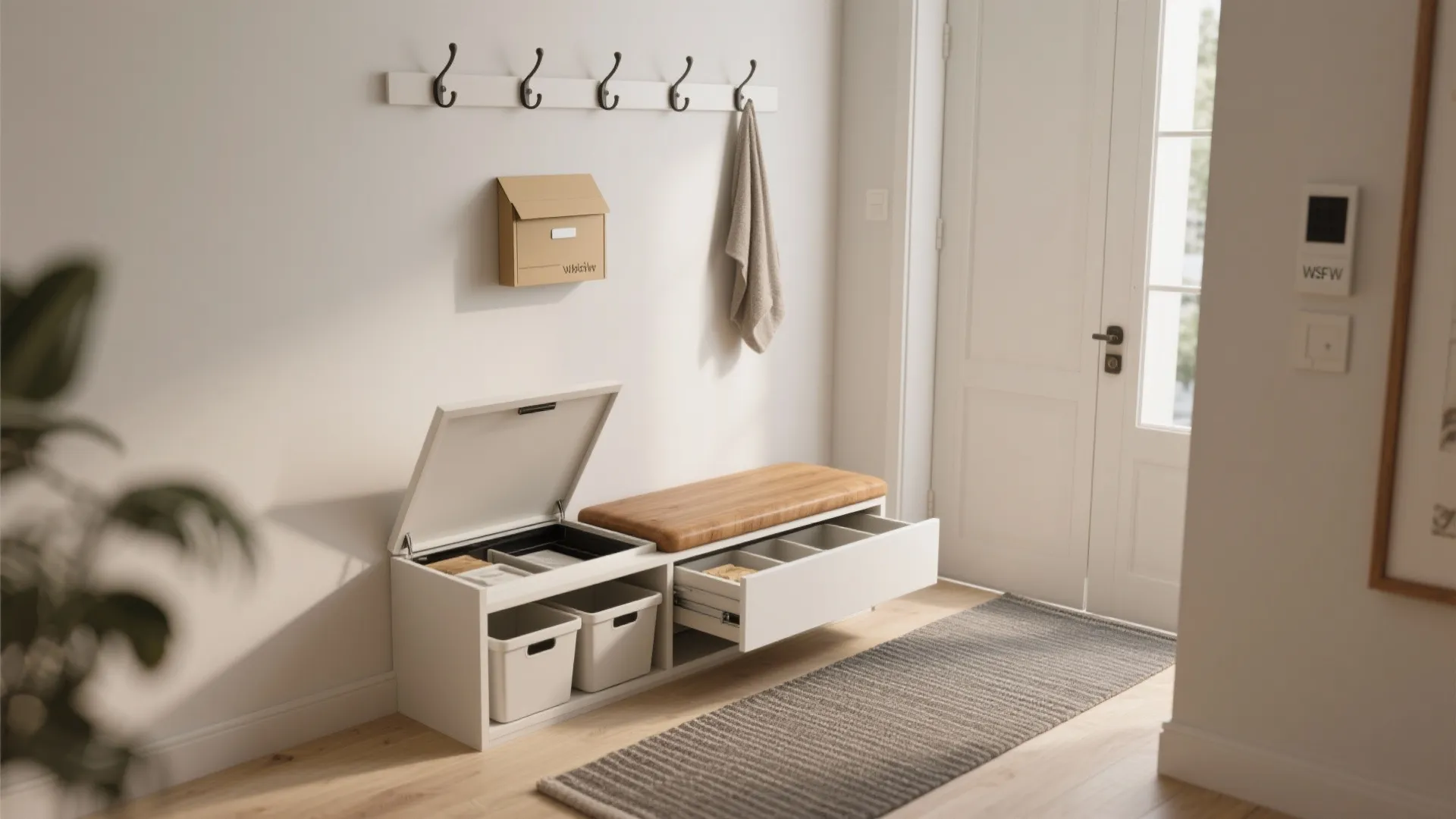 Compact Seating and Hidden Drop Zones