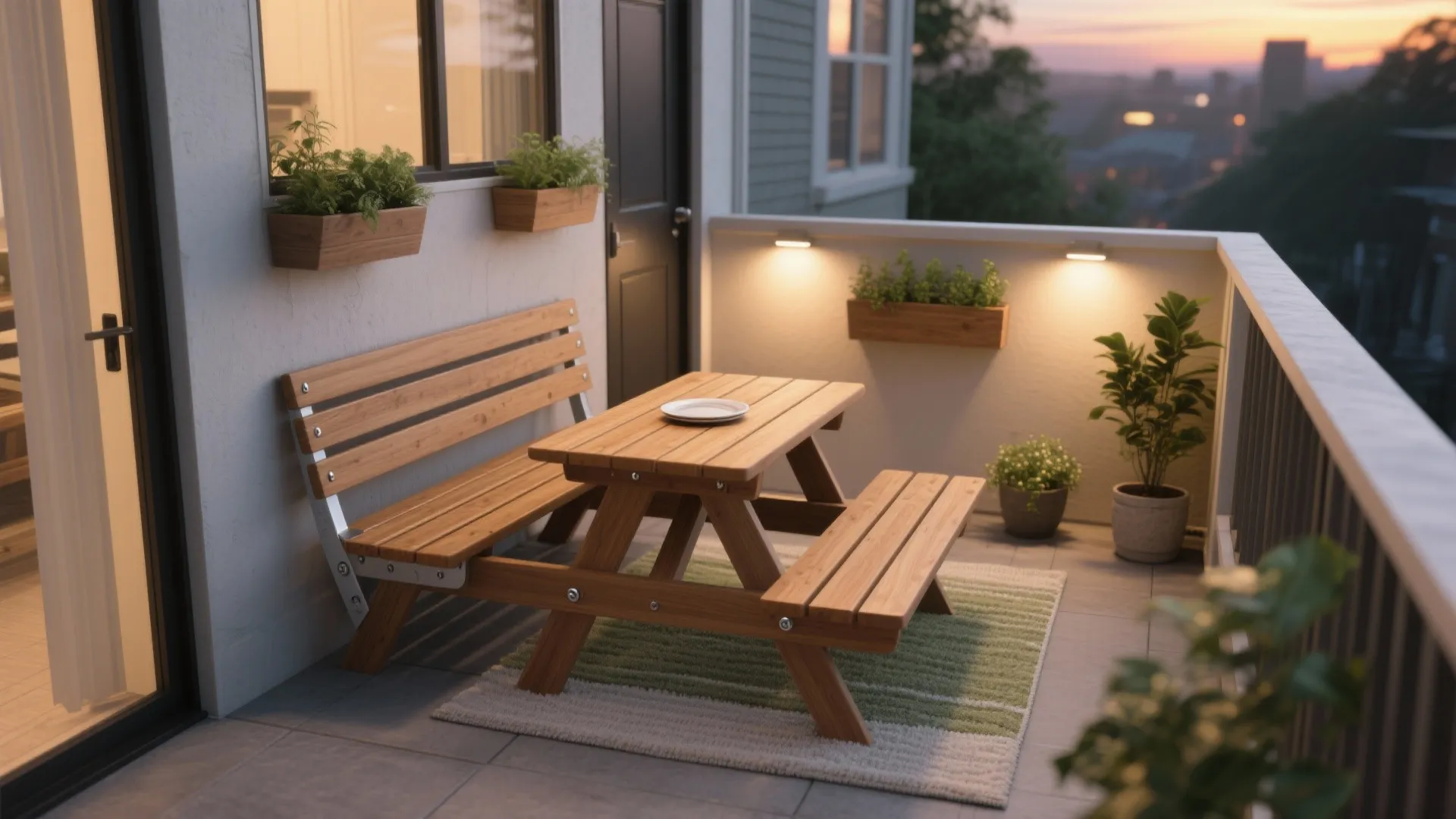 DIY Picnic Table Bench: A Step-by-Step Guide for Small Spaces: Fast-Track Guide to Building a Picnic Table with Bench in Minutes