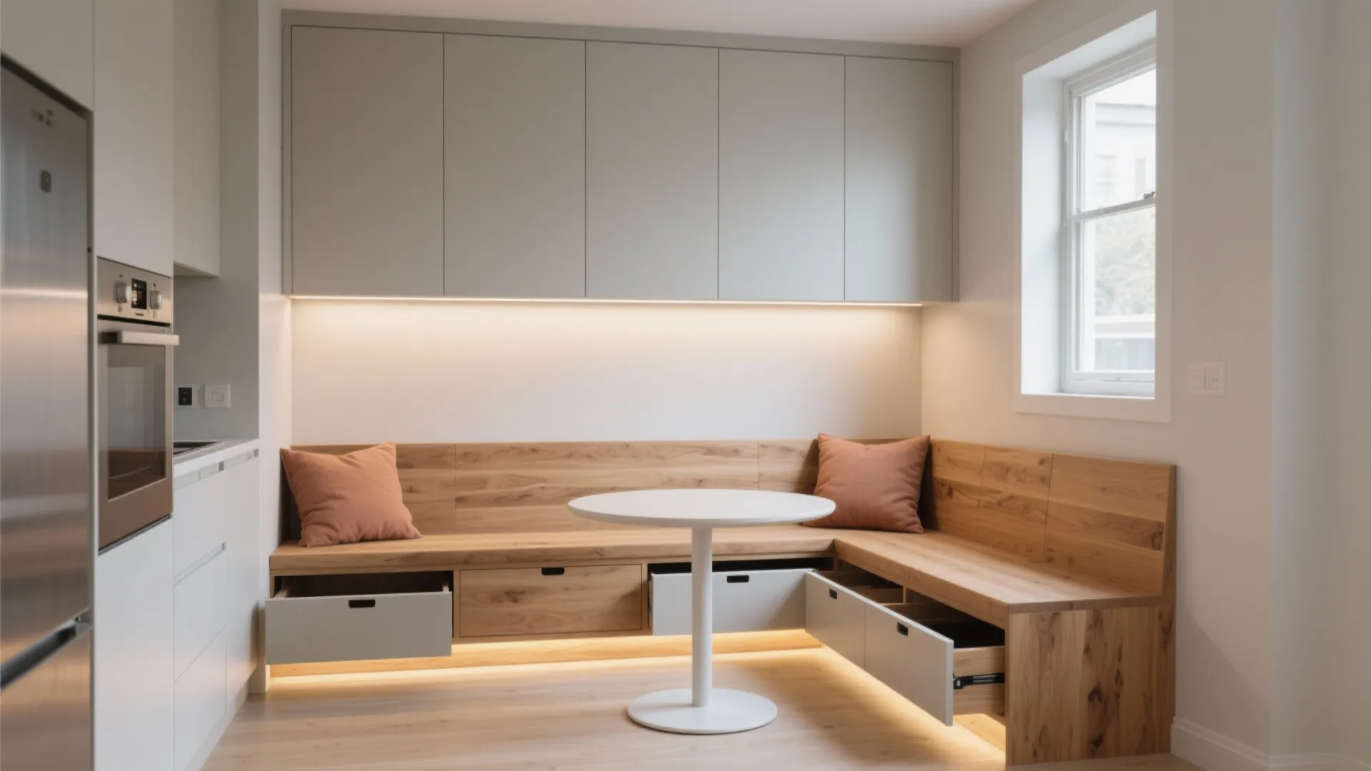 Small Kitchen Bench with Storage: Maximize Space & Style