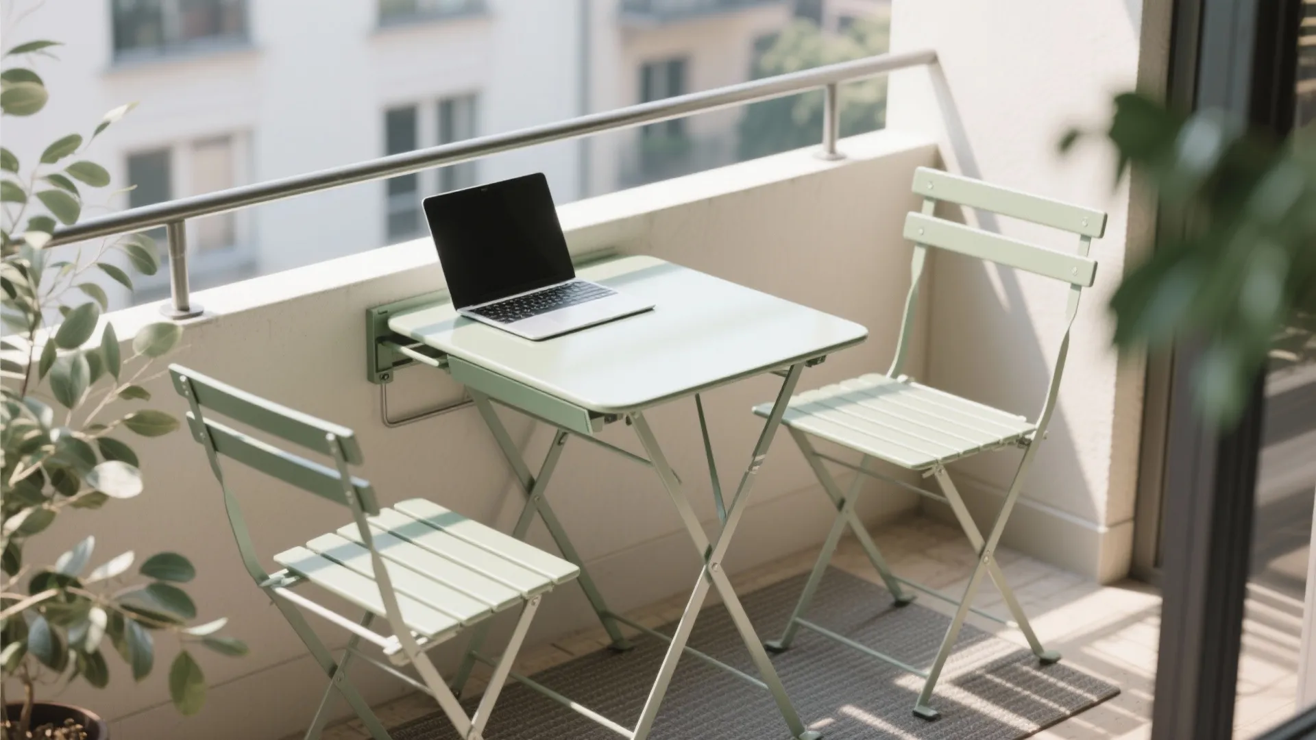 Compact Bistro + Folding Surfaces