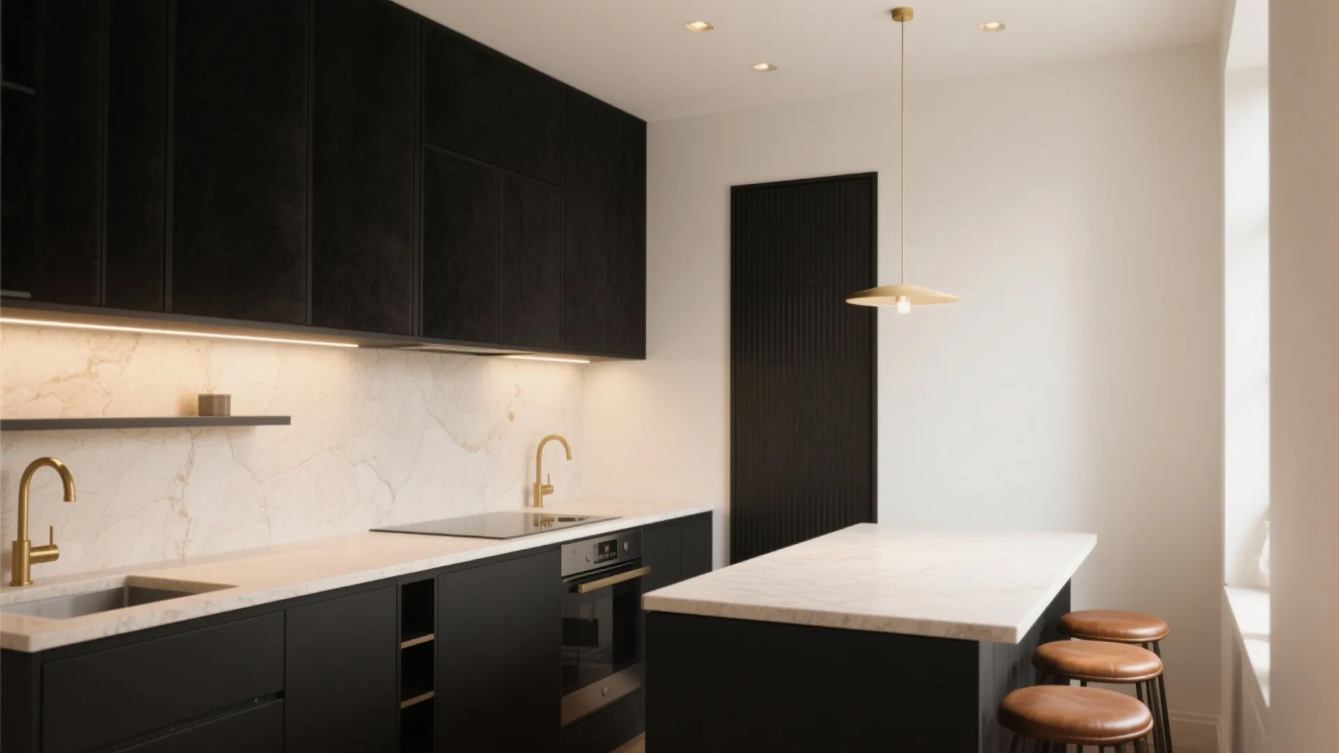 Black Kitchen Cabinets in Small Kitchens: Design That Shines: 1 Minute to Bold Style: Fast-Track Guide to Black Cabinets in Tight Spaces