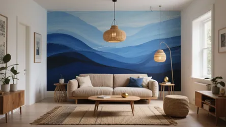 5 Blue Wall Art Ideas for Living Rooms