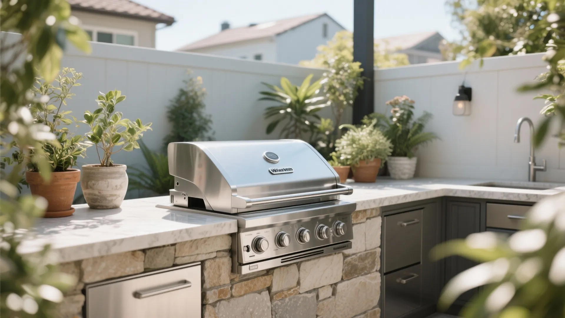 4. Compact Built-In Grill