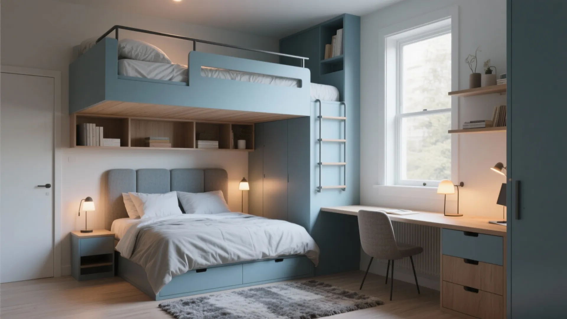 Bunk Beds for Small Bedrooms: Smart Space Solutions: Fast-Track Guide to Making the Most of Small Bedrooms with Bunk Beds