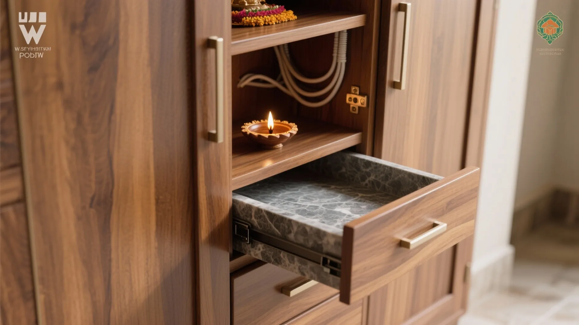 4) Compact Cabinetry: Sliding Doors, Hidden Drawers, and Wire-Managed Niches