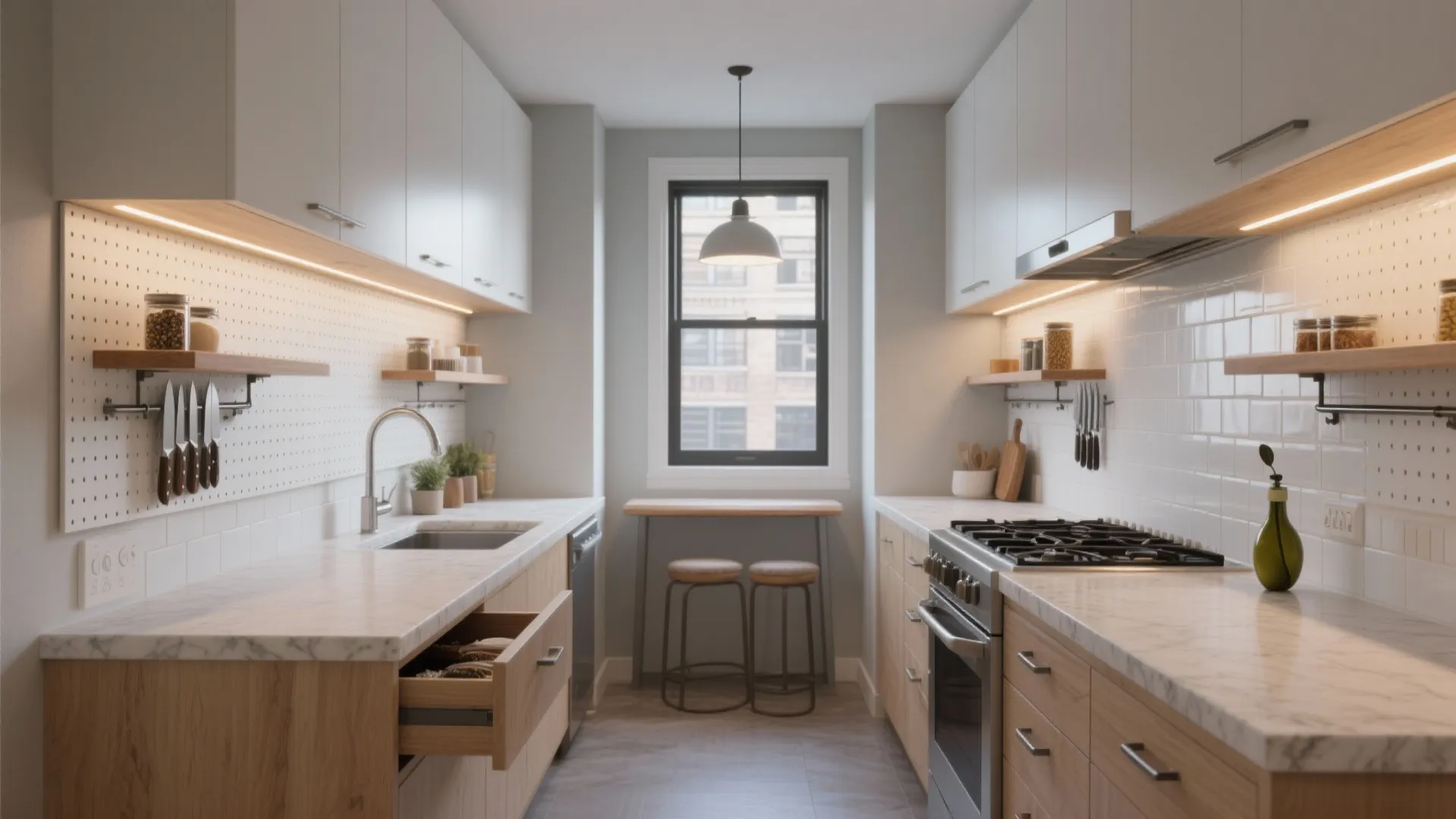 Small Kitchen Without Cabinets: Creative Space-Saving Ideas: Fast-Track Guide to Organizing a Cabinet-Free Kitchen