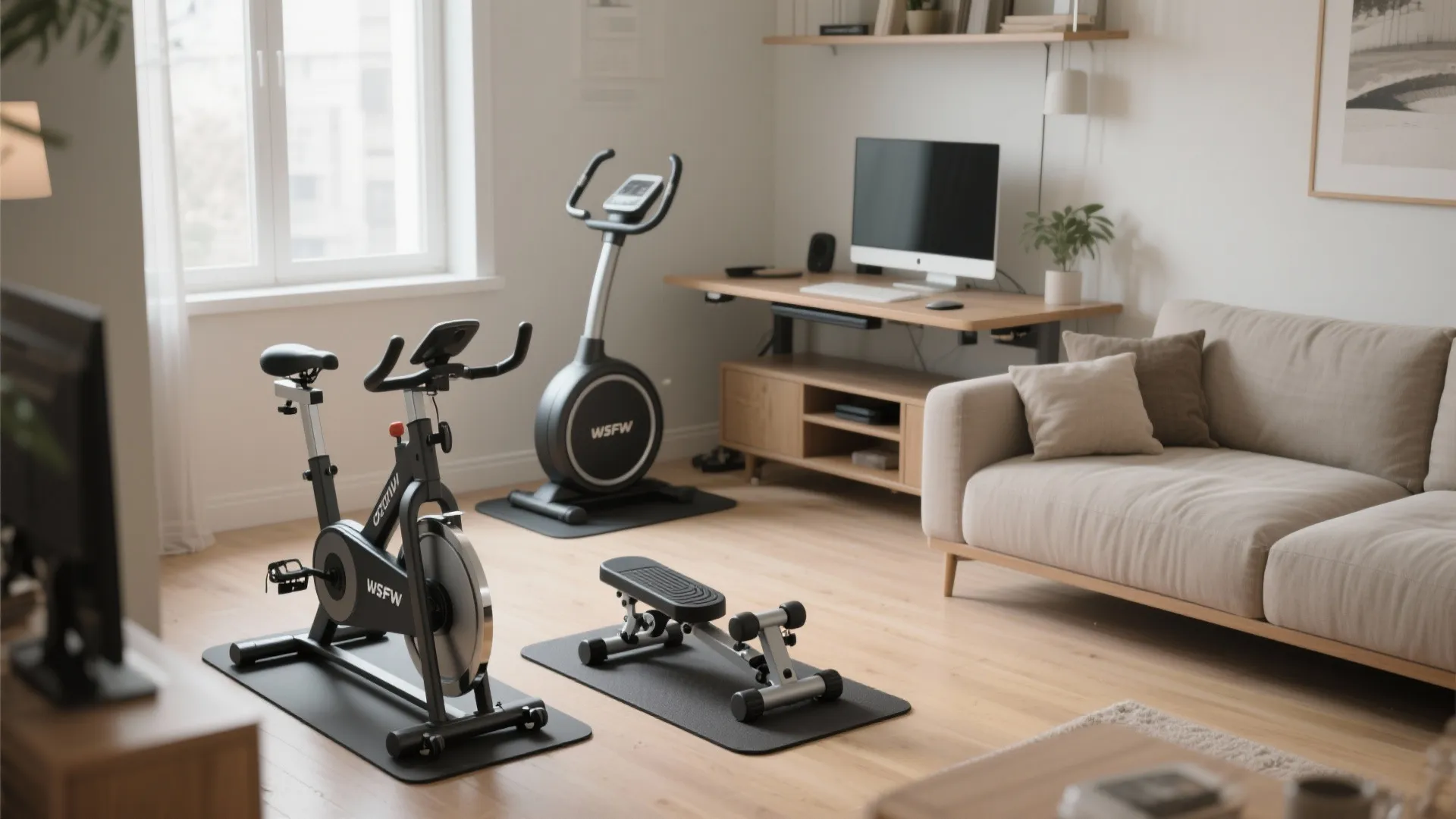 4. Compact Cardio Machines & Quiet Options