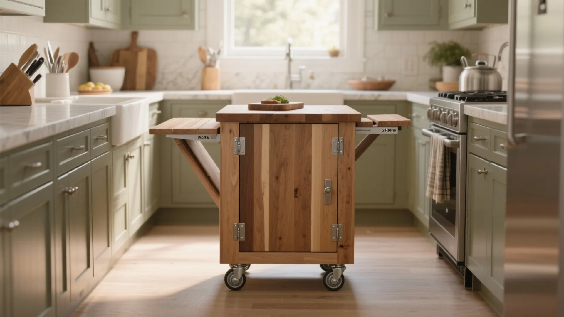 Idea 4: Compact islands and nimble carts