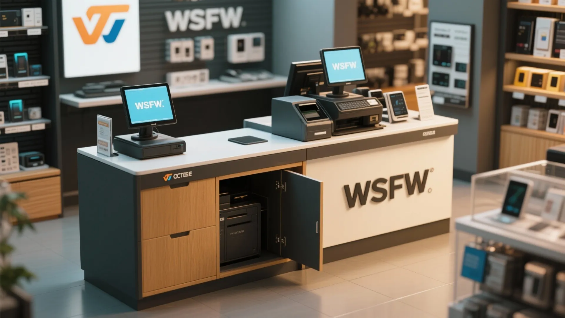 7. Compact Cash Desk