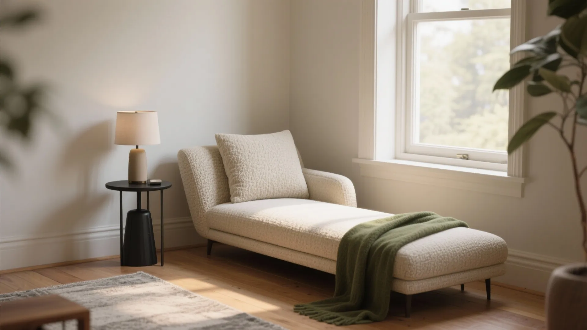 4. A Compact Chaise for One