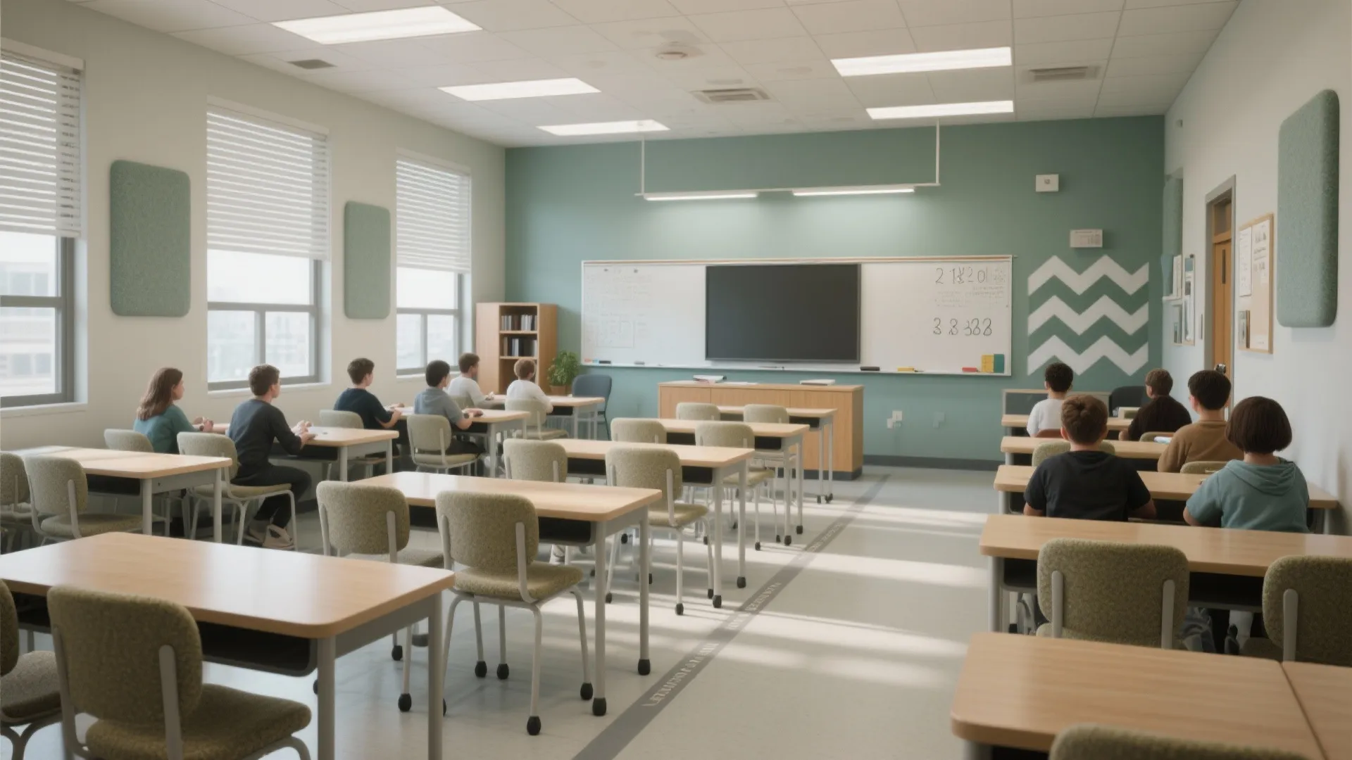 Classroom Seating Arrangements for 28 Students in a Small Room