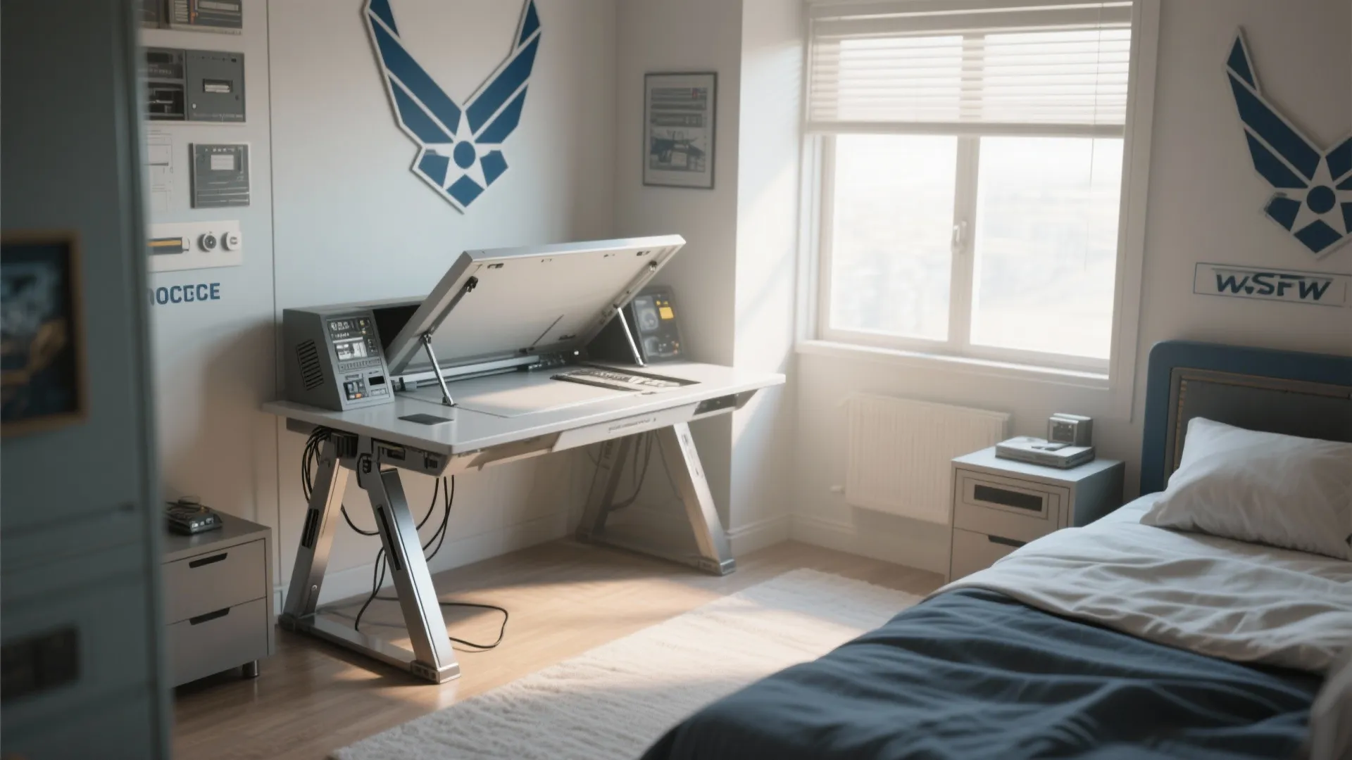 4. Compact Command Desk