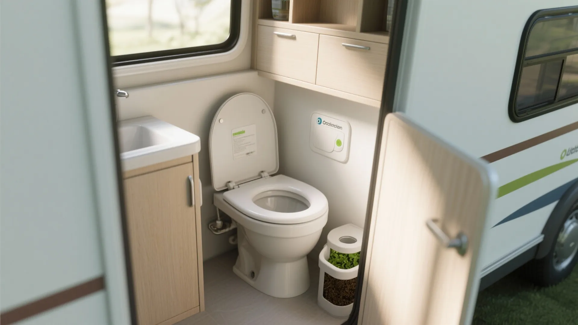 7. Compact Composting Toilets