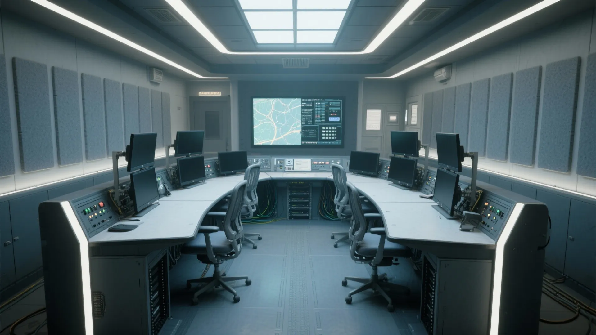 Small Control Room/building Small Control Room Design: Fix Cramped Layout & Glare