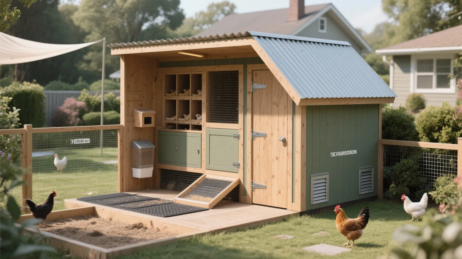 Small Chicken House and Run Ideas: Efficient Poultry Spaces: Fast-Track Guide to Building a Small Chicken House and Run
