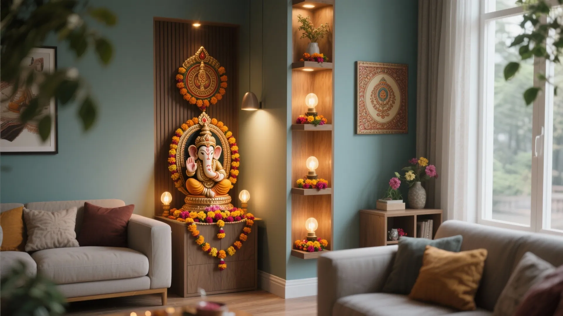 Compact Corner Altar