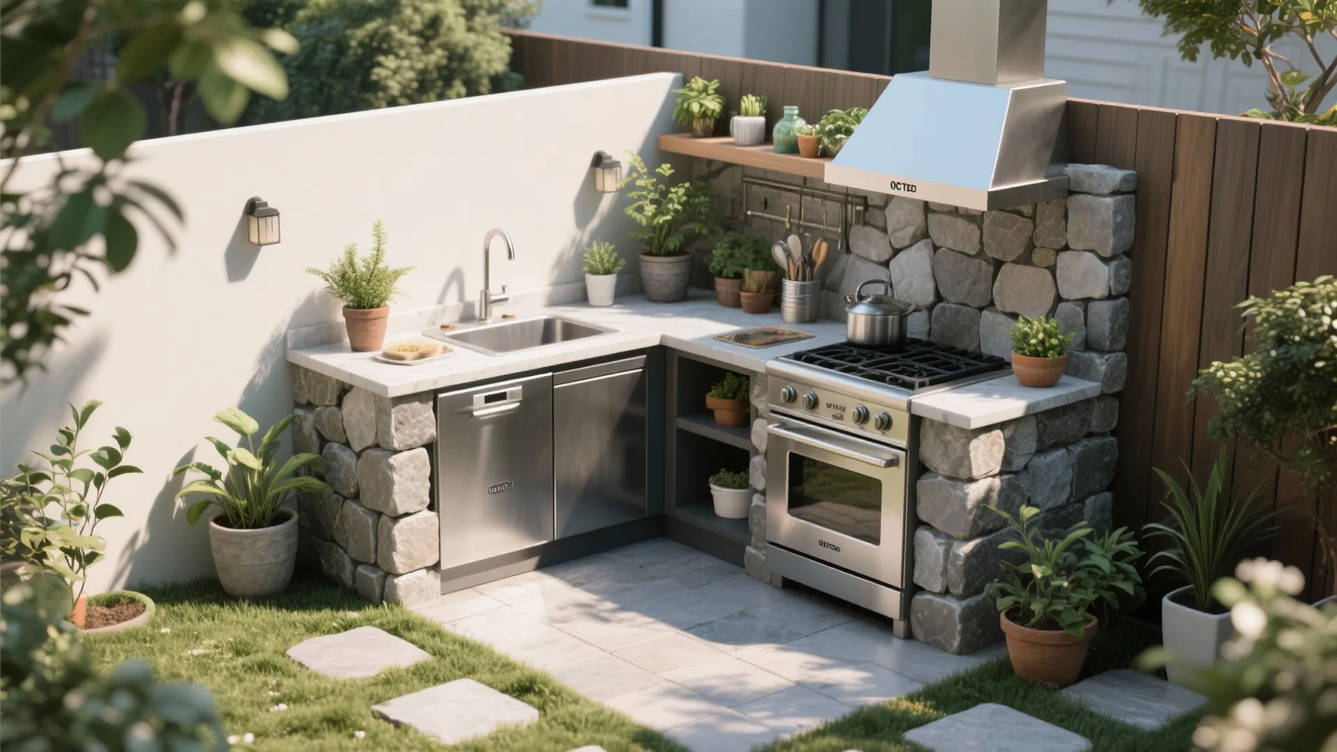 2. Compact Corner Layout