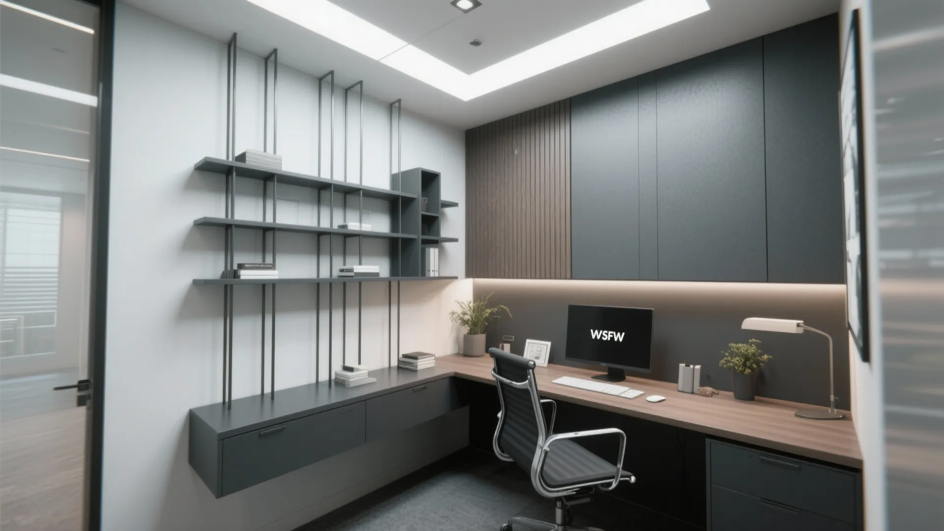 8. Compact Corner Office