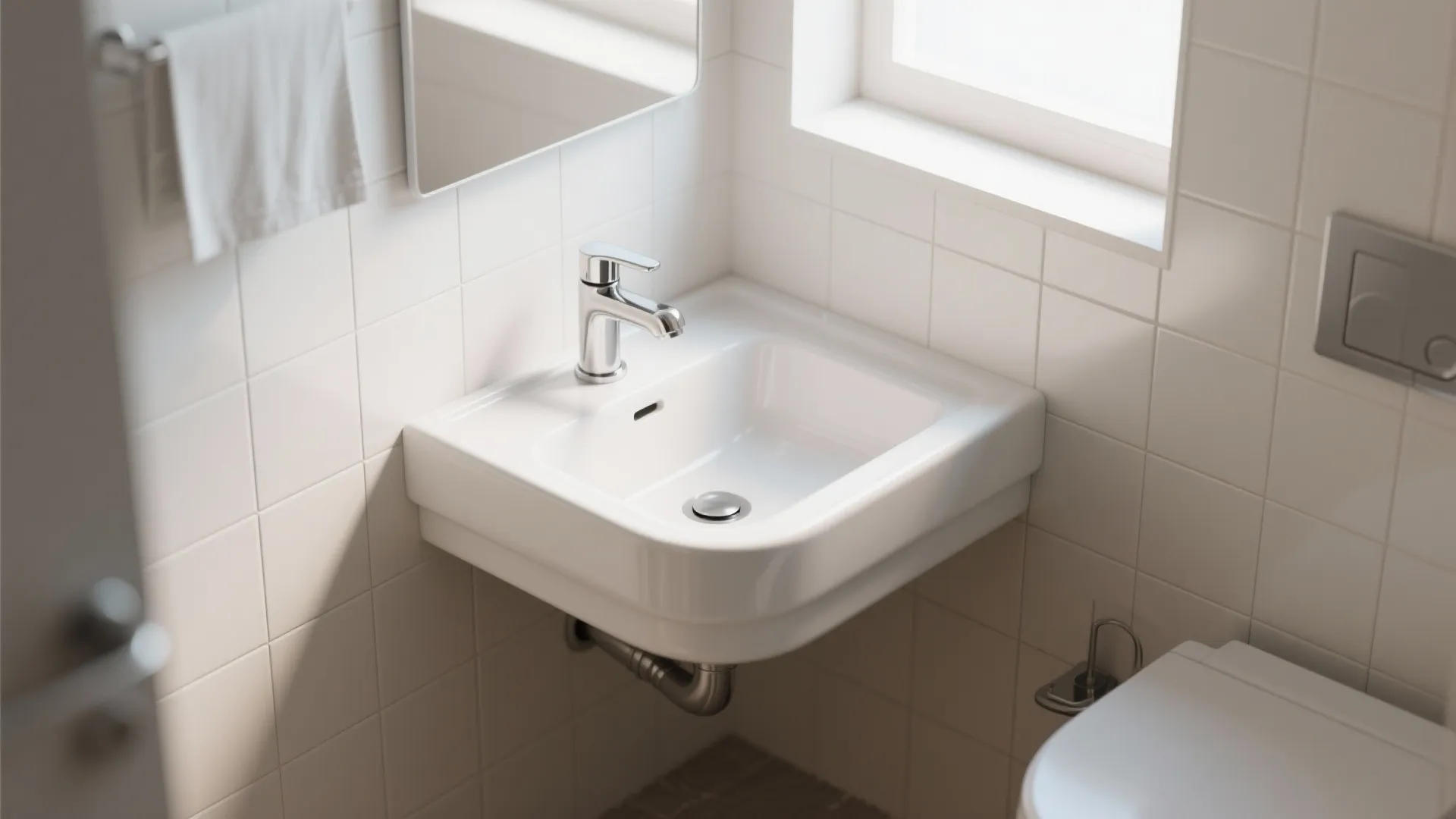 8. Compact Corner Sink