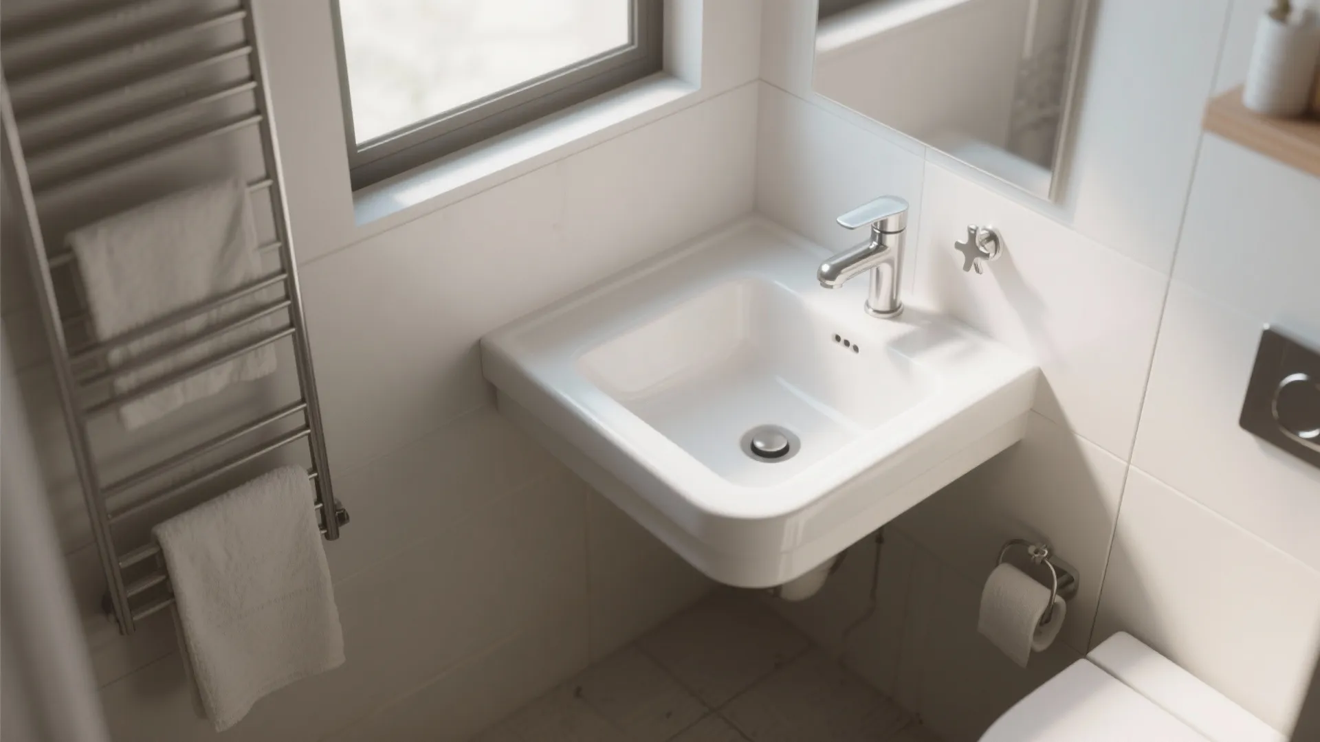 Compact corner sink