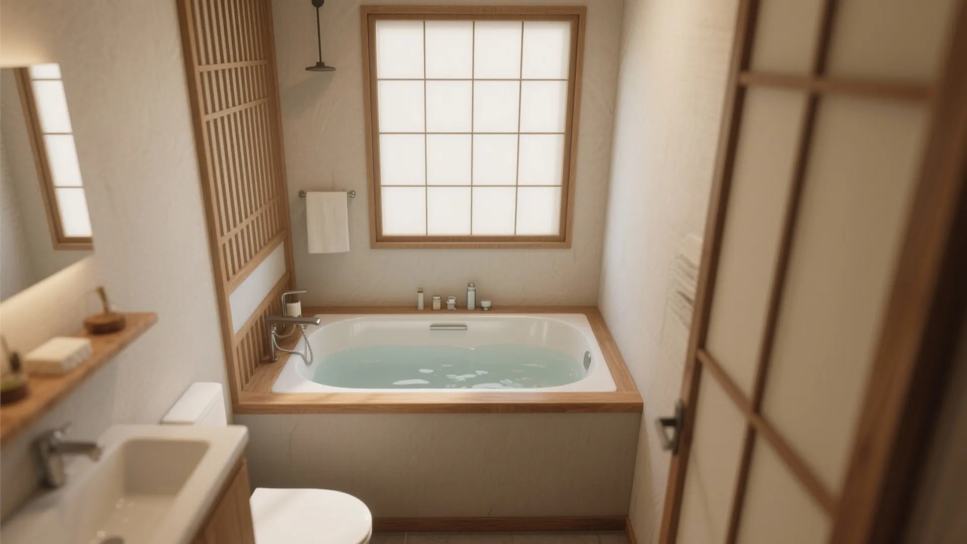 9. Compact But Cozy Bathtub