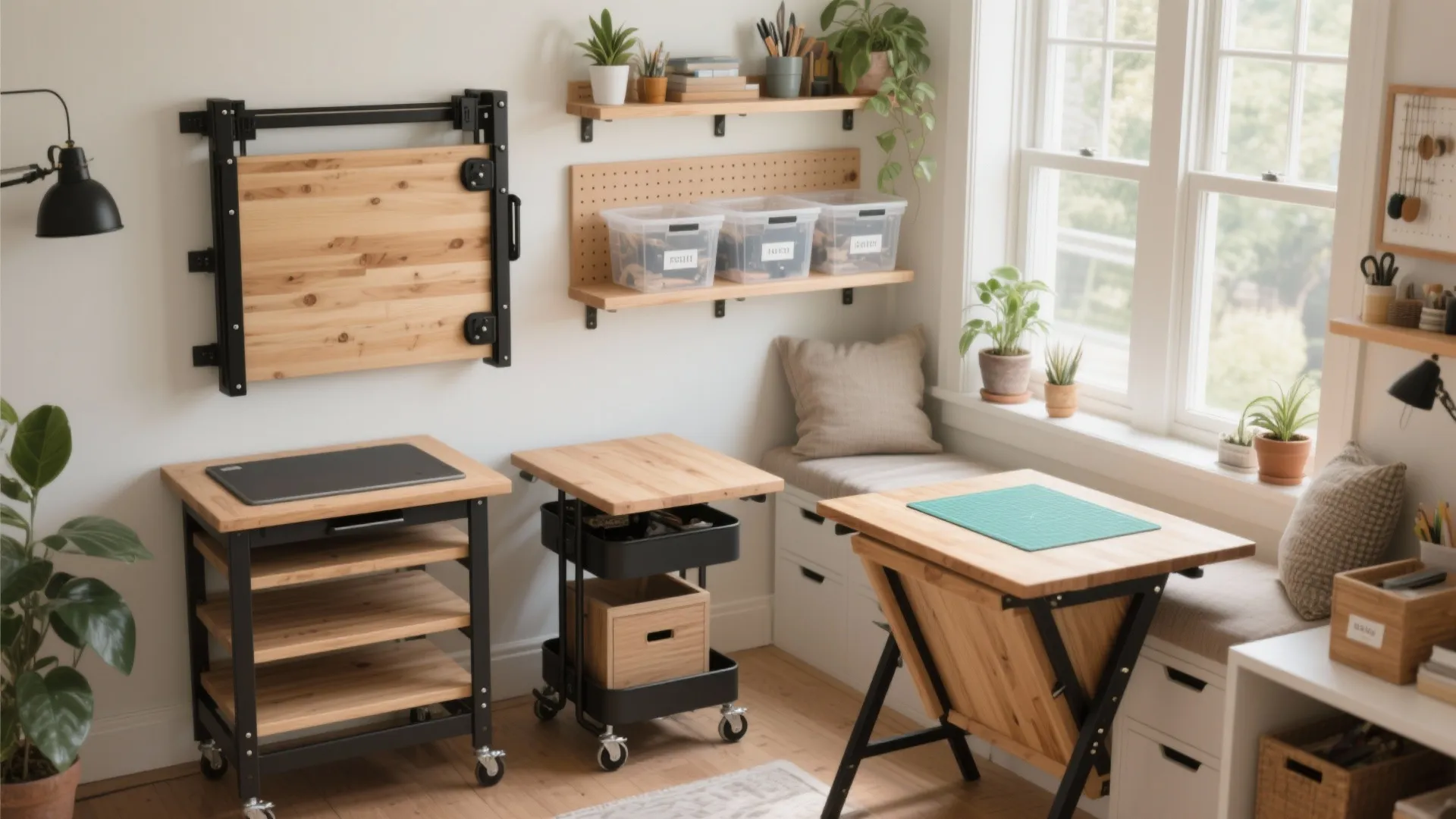Craft Tables for Small Spaces: 5 Smart Ideas