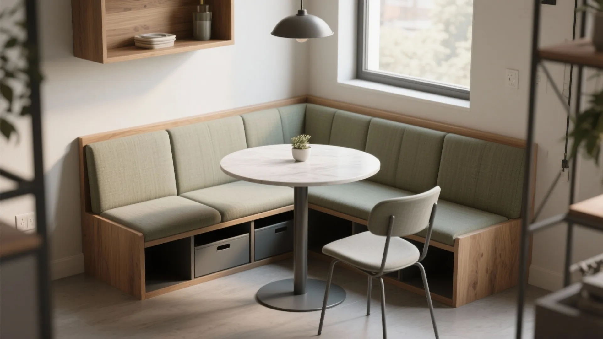 Compact Dining: Banquettes, Round Tables, and Slim Profiles