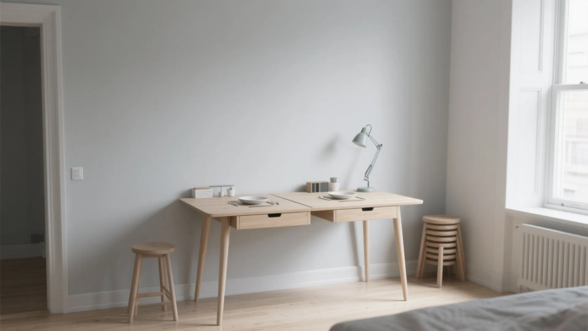 DIY Drop Leaf Table: Space-Saving Solutions for Small Homes: 1 Minute to Build Your Perfect Foldable Table—No Experience Needed