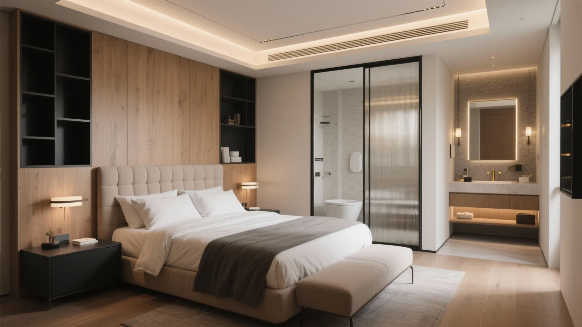 5 bedroom with bathroom design ideas: Small-space, big creativity: my 5 expert-approved bedroom-with-bathroom design inspirations