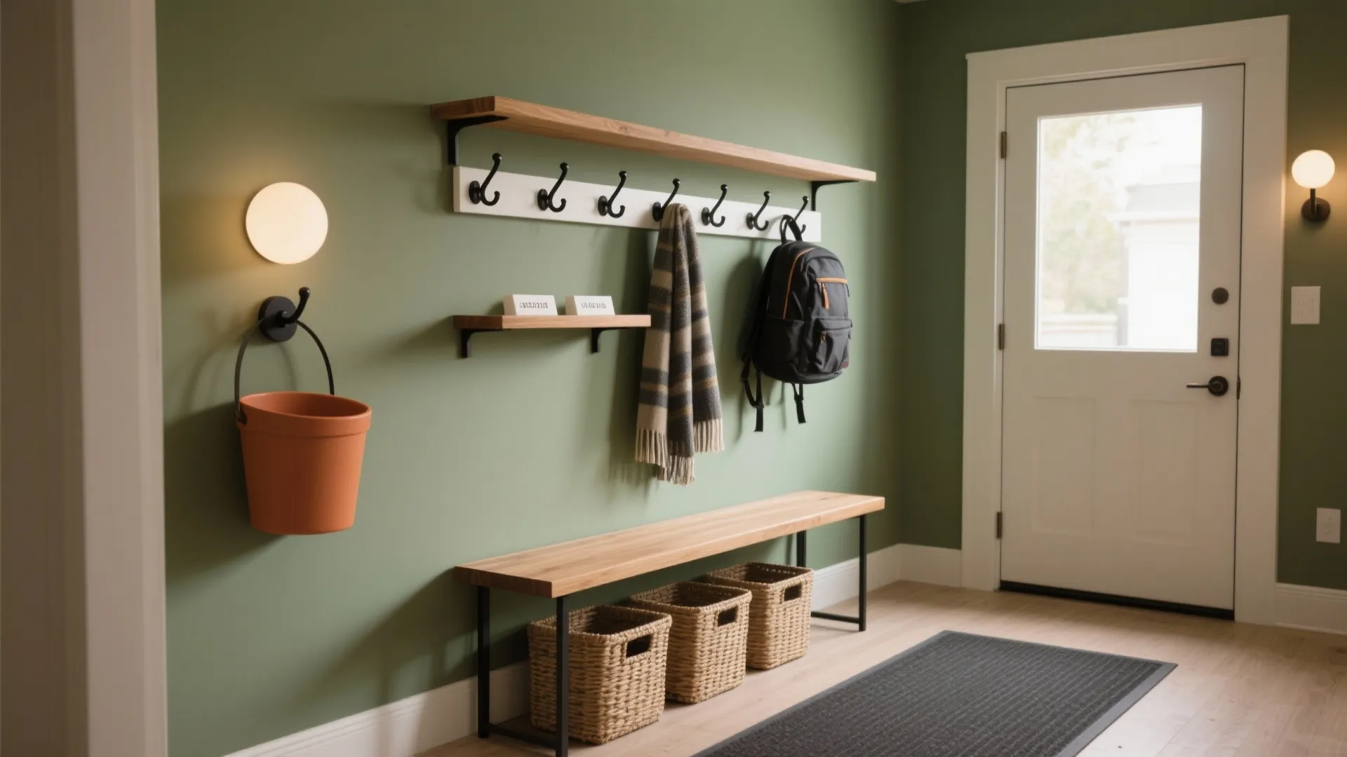 DIY Wall Mounted Coat Rack Ideas That Maximize Space: 1 Minute to Create a Stylish & Functional Entryway with Easy DIY Tips