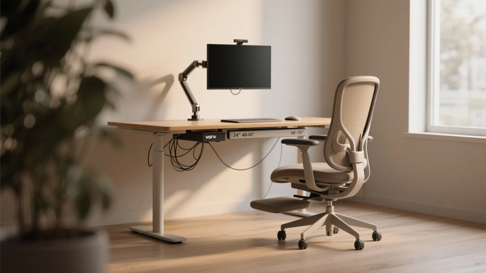 Compact Ergonomics: Chair-Desk Pairing