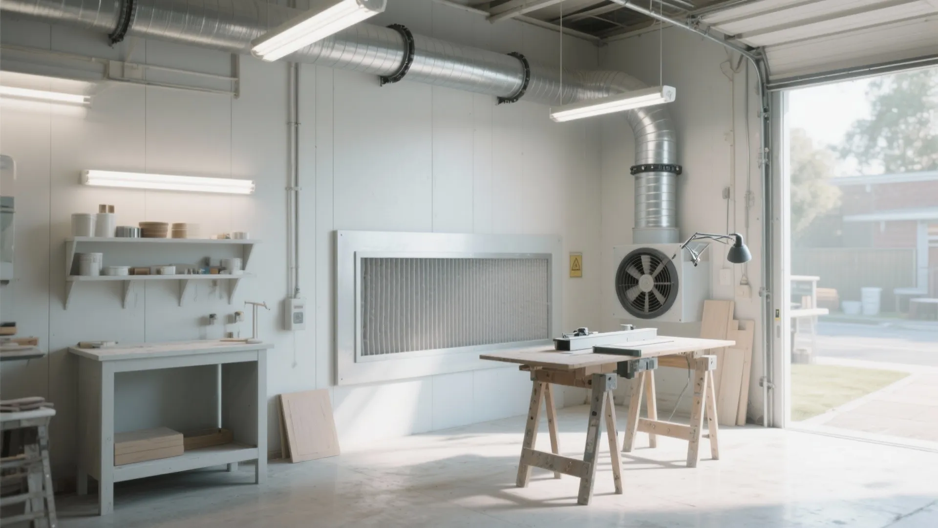 DIY Paint Booth Exhaust Wall: A Practical Guide for Small Spaces: 1 Minute to Build a Safer, Cleaner DIY Paint Booth Exhaust Wall at Home