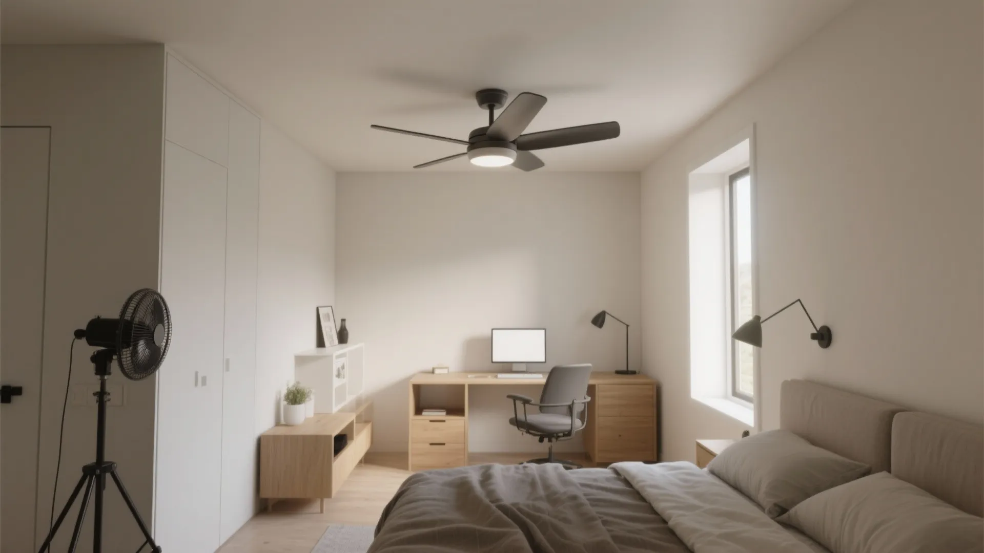 Modern Ceiling Fans for Small Rooms: Sleek Solutions for Compact Spaces: 1 Minute to Select the Perfect Minimalist Fan for Any Small Room