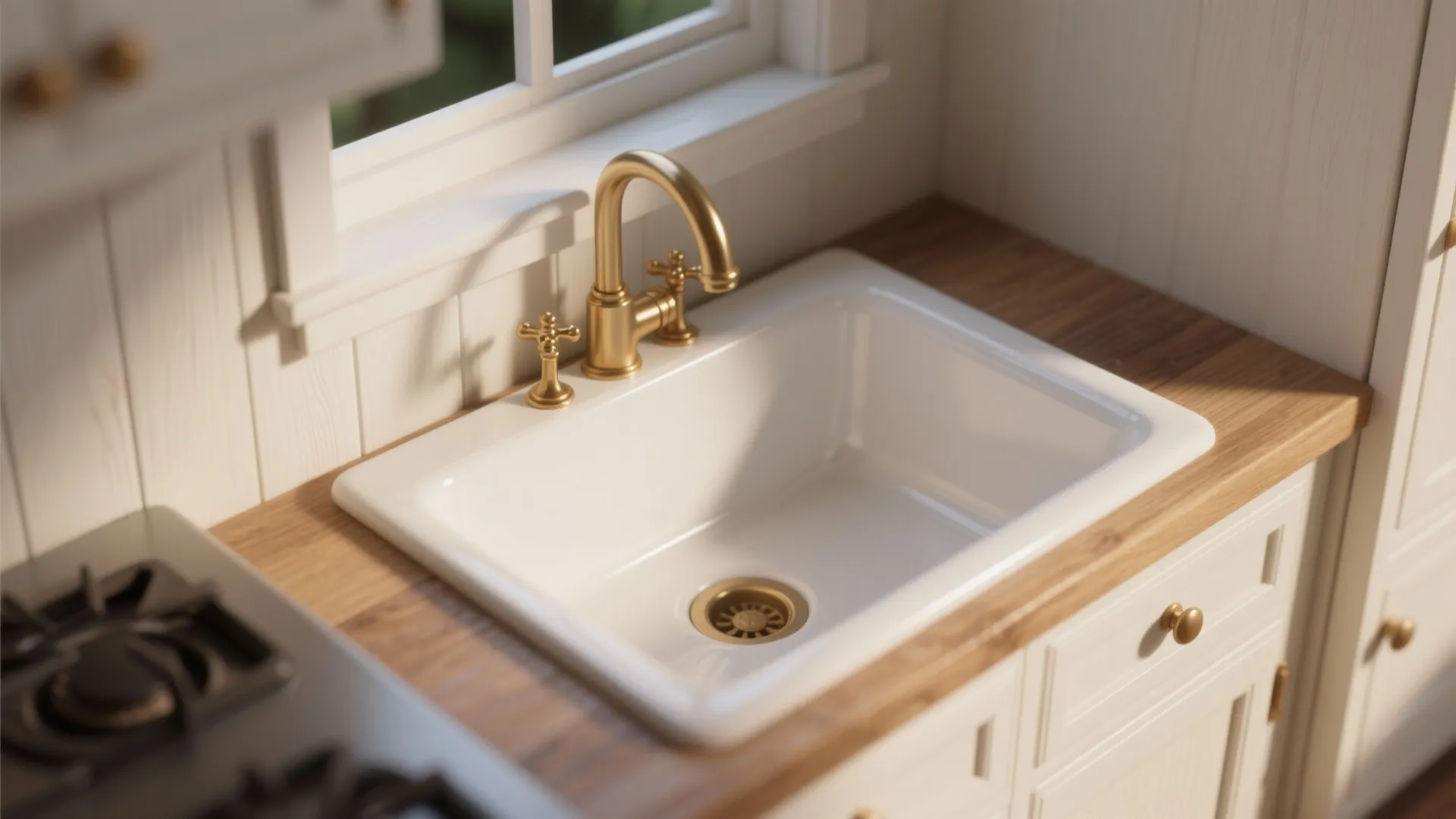 2. Compact Farmhouse Sink