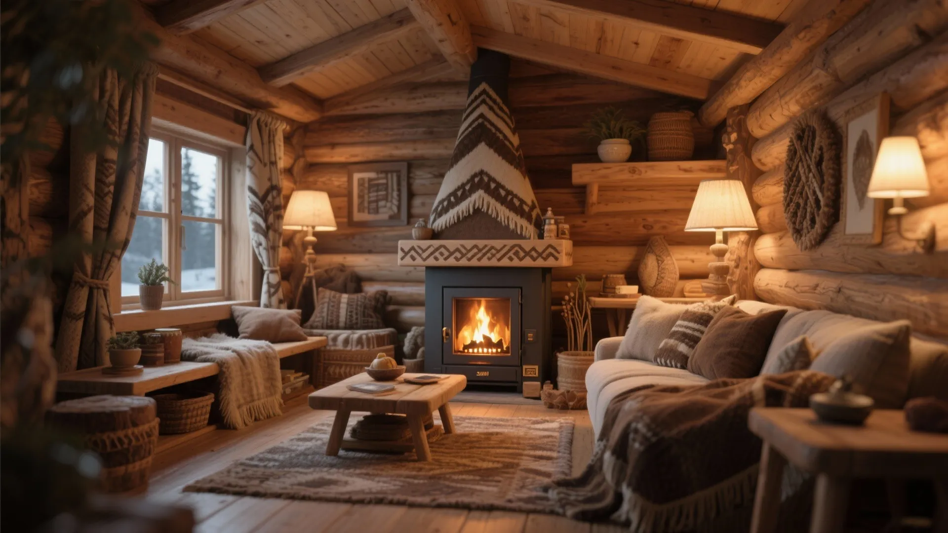 Fireplace or Central Heat Source