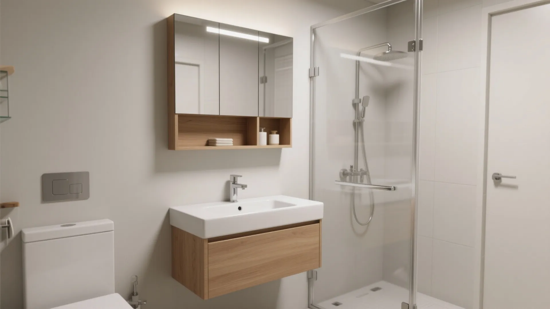 4. Choose compact, multipurpose fixtures