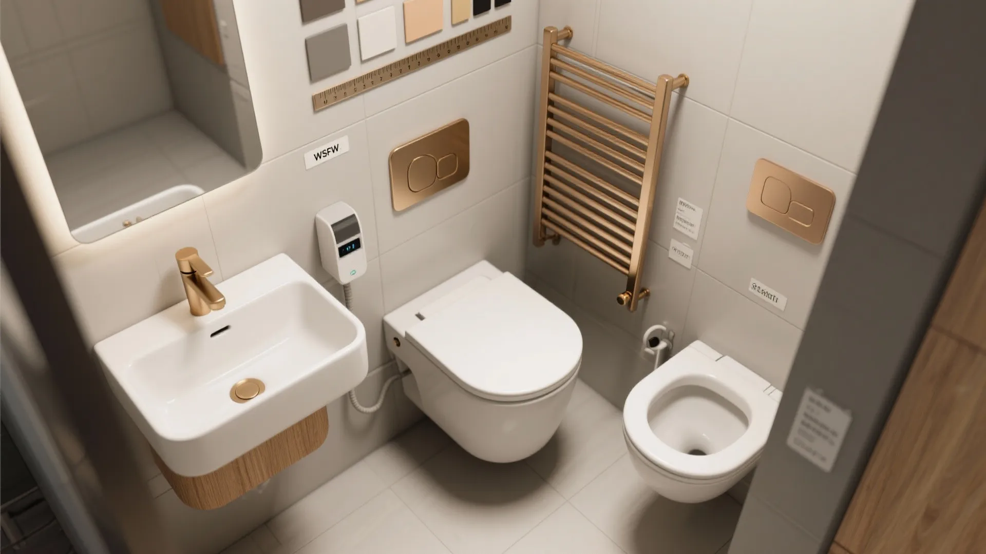 5. Compact fixtures and tech upgrades