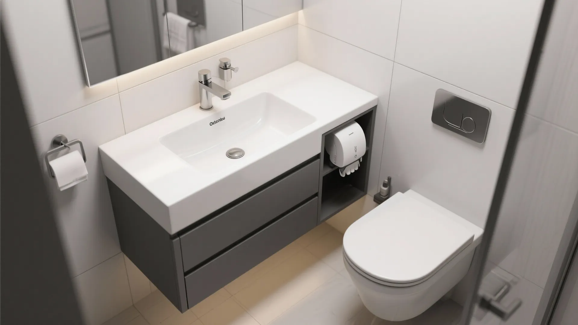 8. Compact but Stylish Fixtures