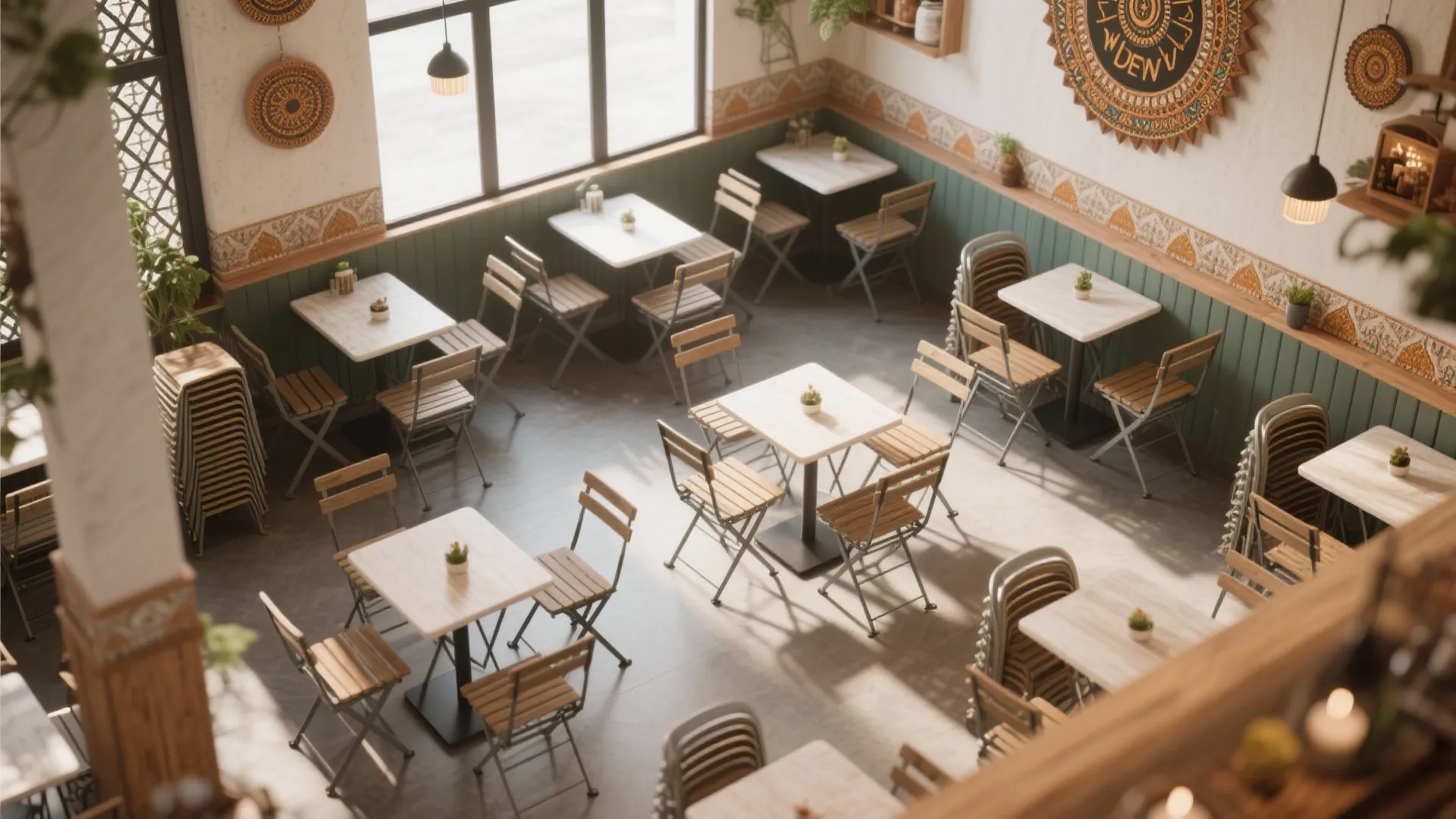 3. Compact Seating with Flexible Layouts