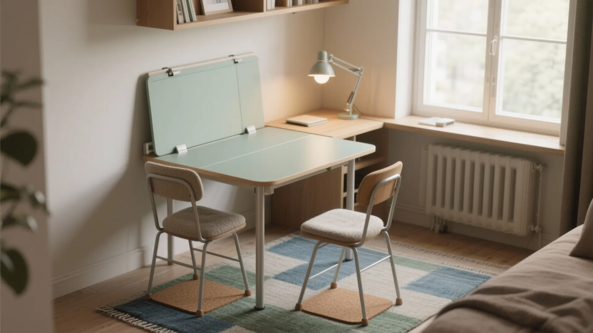 Small Fold Table and Chairs: Space-Saving Solutions for Any Room: 1 Minute to Maximize Your Space with Clever Foldable Furniture