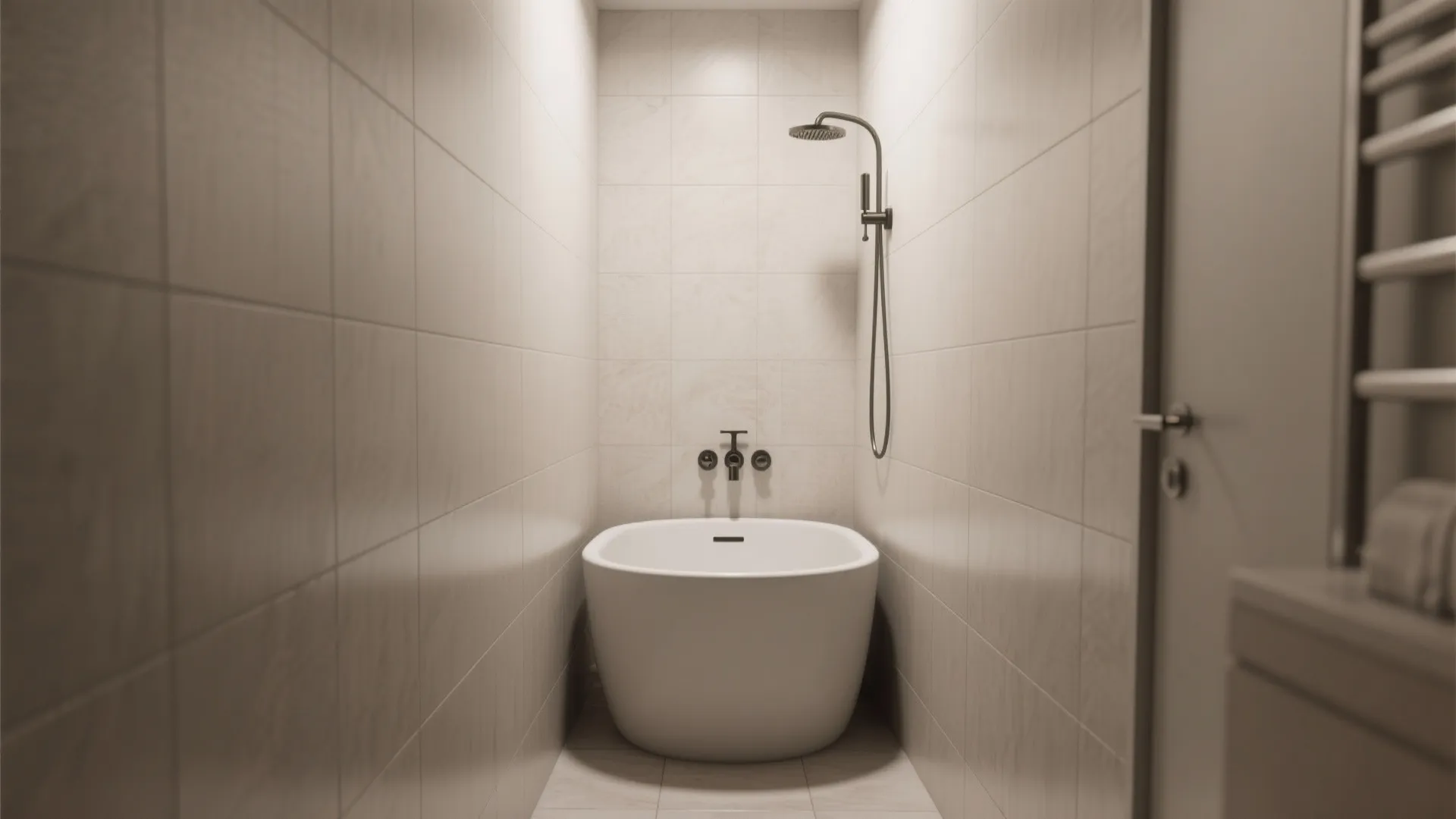 6. Compact Freestanding Bath